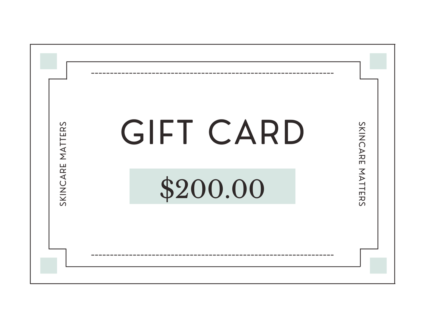 Skin Care Matters Gift Card